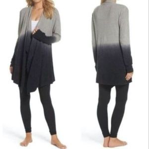 Barefoot Dreams | Cozychic Calypso Wrap Ombre Grey Black